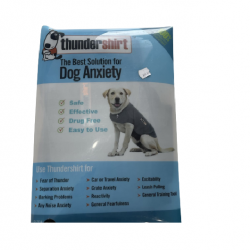 Thundershirt Grey Dog Calming Polo-XL