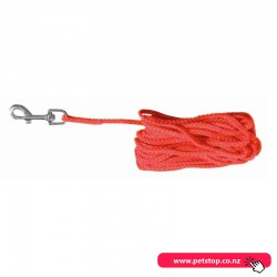 Brooklands Dog Leash Tracking Leash 10m x 5mm Red