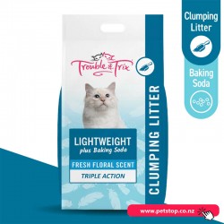 Trouble&Trix Clumping Cat Litter Light Weight with Baking Soda 15L