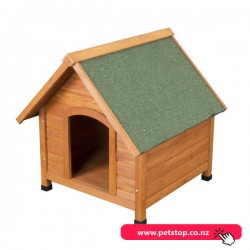 Wooden Peak roof Dog Kennel Small
