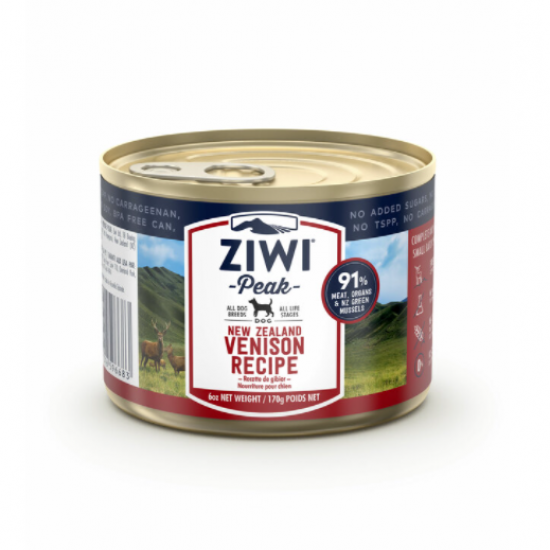 ZIWI Peak Canned Venison Dog Food-170g (12/Tray)