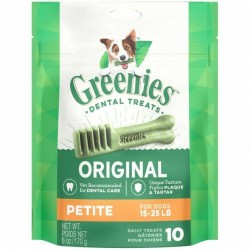 Greenies Original Smart Treat 10 Pack Petite Dog Treats - 170g