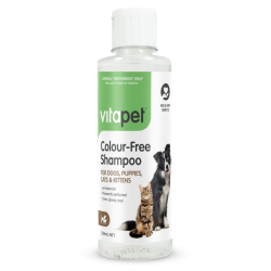 VITAPET COLOUR FREE SHAMPOO FOR CATS & DOGS - 250ML