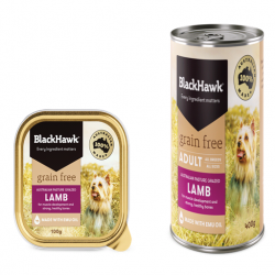 Black Hawk Grain Free Lamb Tinned 100g