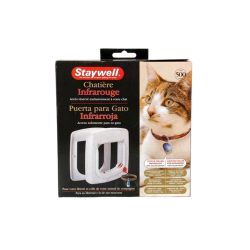 Staywell 4 Way Locking Infra Red Cat Flap