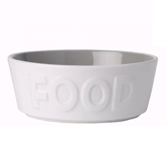 Back to Basics Food Bowl- White/Gray