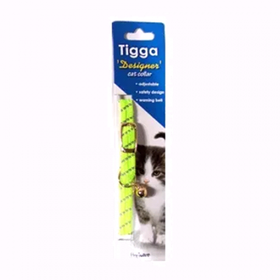 Tigga Mix Reflect Cat Collar-Yellow