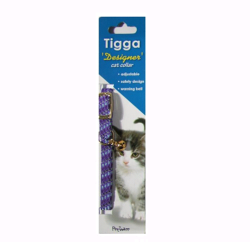Tigga Mix Reflect Cat Collar-Purple