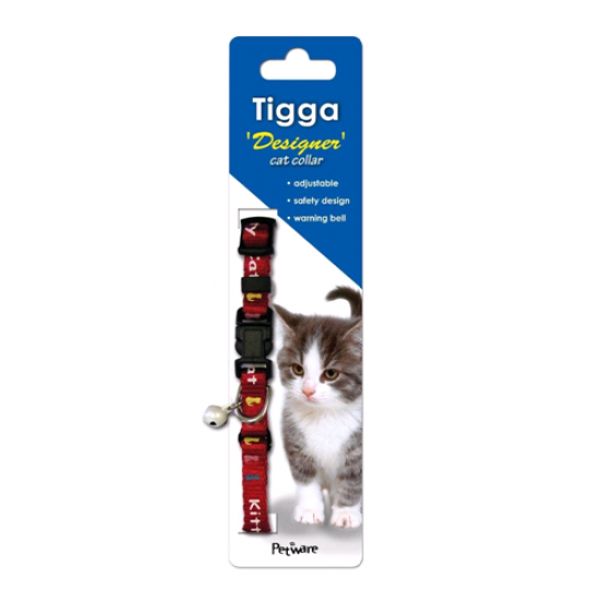 Tigga Kitty Cat Kitten Collar-Red