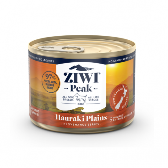 ZIWI Peak Provenance Canned Hauraki Plains Dog Food- 170g (12/Tray)