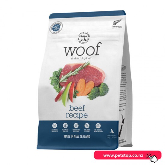 Woof Air Dried Dog Food - Beef 750g