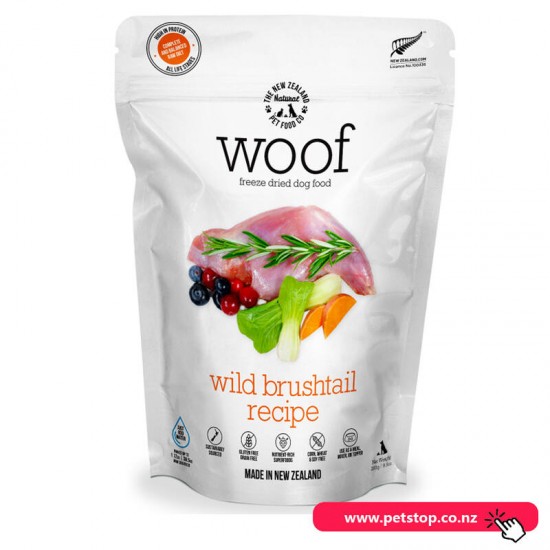 Woof Freeze Dried Dog Food - Wild Brushtail 50g