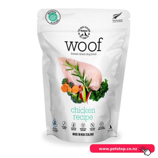 Woof Freeze Dried Dog Food - Chicken 1kg