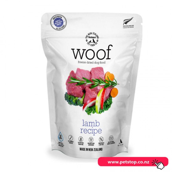 Woof Freeze Dried Dog Food - Lamb 280g