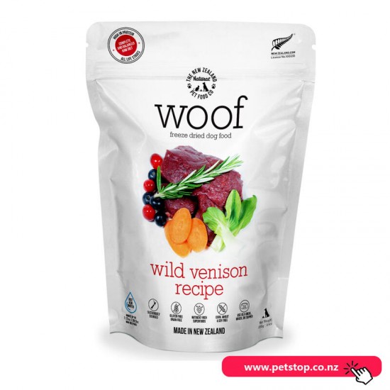 Woof Freeze Dried Dog Food - Wild Venison 50g