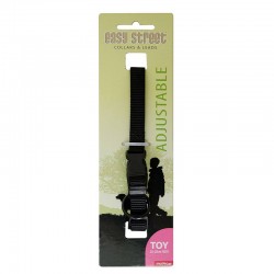 YOURS DROOLLY ADJUSTABLE BASIC COLLAR TOY BLACK
