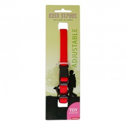 YOURS DROOLLY ADJUSTABLE BASIC COLLAR TOY RED