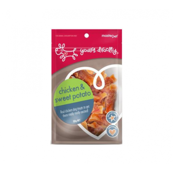 Yours Droolly Chicken & Sweet Potato Dog Treat - 110g