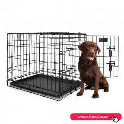 Yours Droolly Double Door Dog Crate 42inch 106*71*76cm