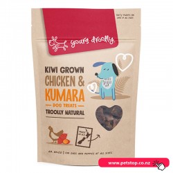 Yours Droolly Kiwi Grown Chicken & Kumara Dog Treats 100g
