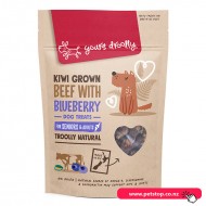 Yours Droolly Kiwi Grown Senior Beef & Blueberry Dog Treats 220g