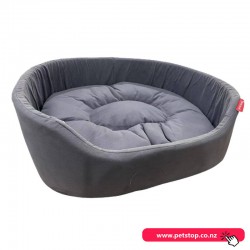 Yours Droolly Outdoor Dog Bed Grey - XSmall