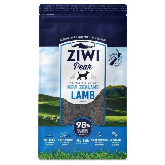 Ziwi Peak Air Dried Lamb Dog Food 4kg