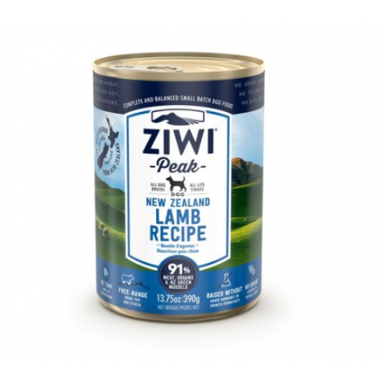 Ziwi Peak Canned Lamb Dog Food 390g