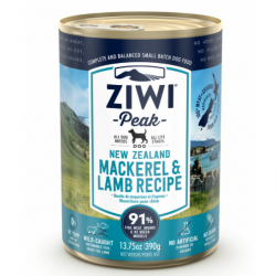 Ziwi Peak Canned Mackere and Lamb Dog Food -390g